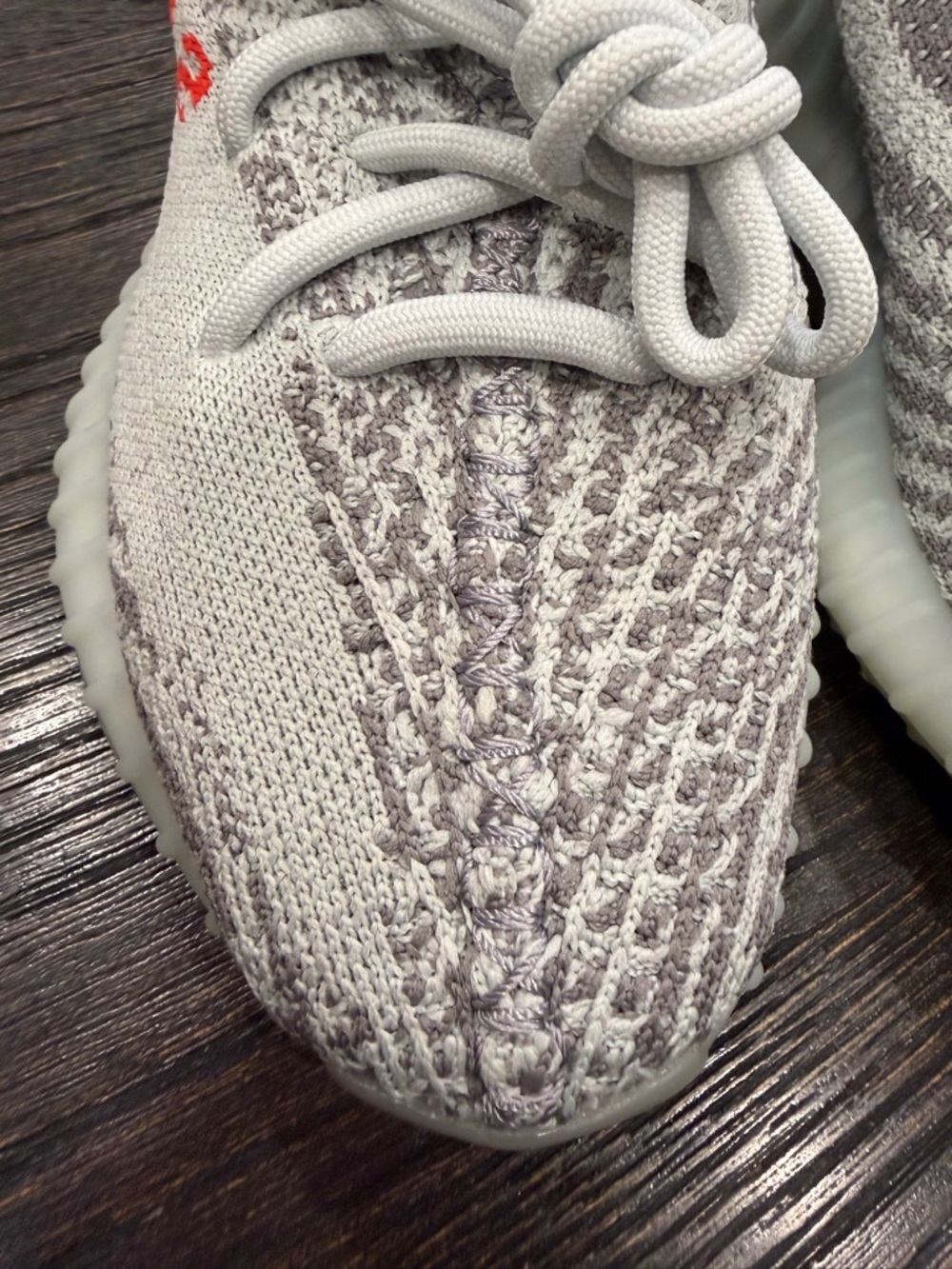 Adidas Yeezy Boost 350 V2 Low Blue Tint size 5- NWT - Picture 5 of 12